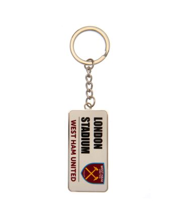 West Ham United FC Street Sign Keyring-TM-04080