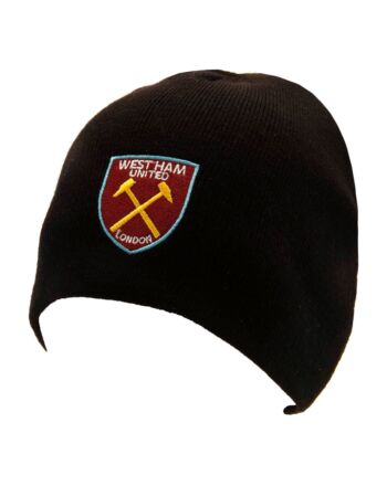 West Ham United FC Black Beanie-TM-02921