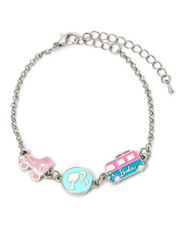 Barbie Silver Plated Charm Bracelet-TM-03999