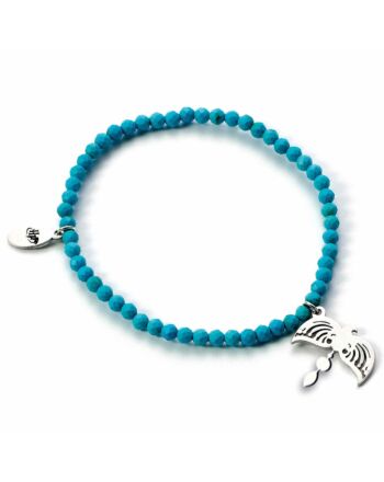 Harry Potter Stone Bracelet With Sterling Silver Charm Diadem-TM-04732