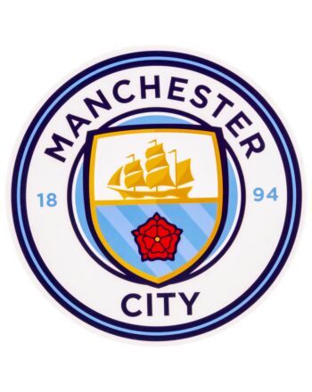 Manchester City FC Crest Car Sticker-TM-05176