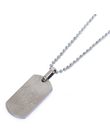Chelsea FC Matt Finish Dog Tag & Chain-TM-05105