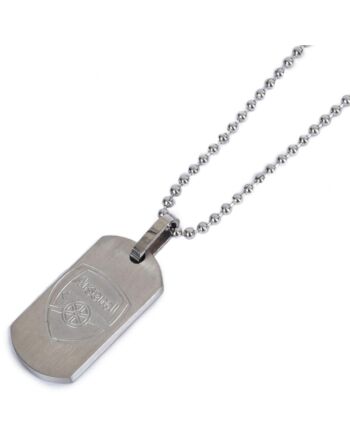 Arsenal FC Matt Finish Dog Tag & Chain-TM-05104