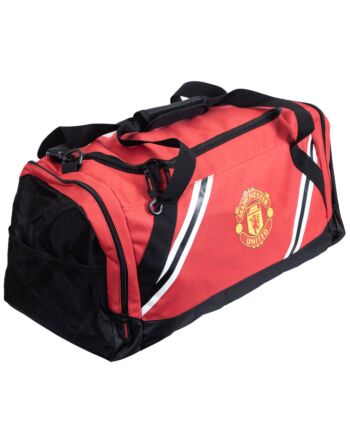 Manchester United FC Core Stripe Holdall-TM-04894