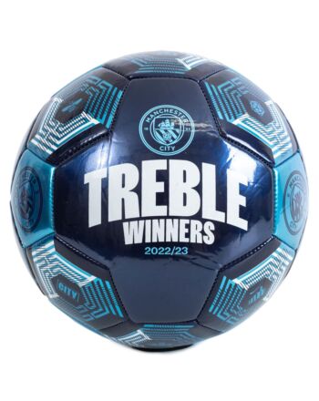 Manchester City FC Treble Winners Football-TM-05435