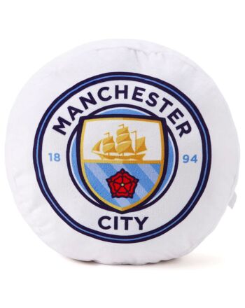 Manchester City FC Crest Cushion-TM-04365