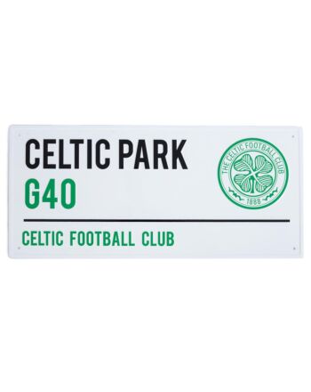 Celtic FC White Street Sign-TM-04843