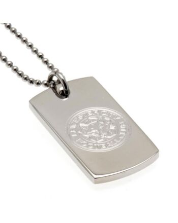 Leicester City FC Engraved Dog Tag & Chain-15389
