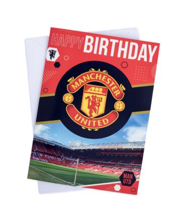 Manchester United FC Musical Birthday Card-TM-03942