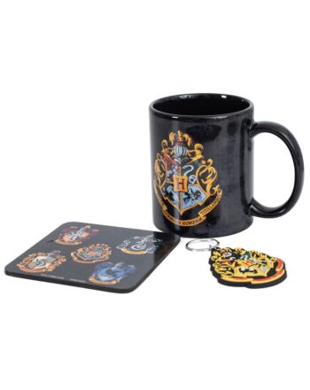 Harry Potter Colourful Crest Mug & Coaster Set-TM-05304