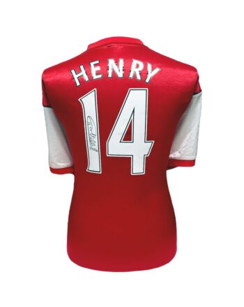 Arsenal FC Henry Signed Shirt-TM-04783