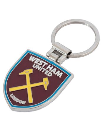 West Ham United FC Executive Crest Keyring-TM-06056