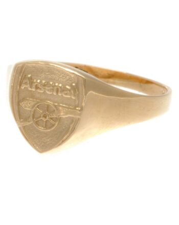 Arsenal FC 9ct Gold Crest Ring Large-102067