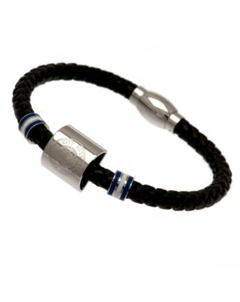 Leicester City FC Colour Ring Leather Bracelet-102647