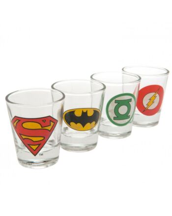 DC Comics 4pk Shot Glass Set-104770