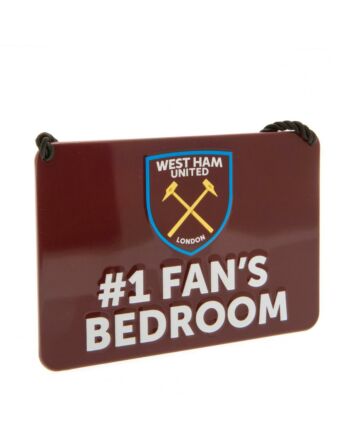 West Ham United FC Bedroom Sign No1 Fan-111945