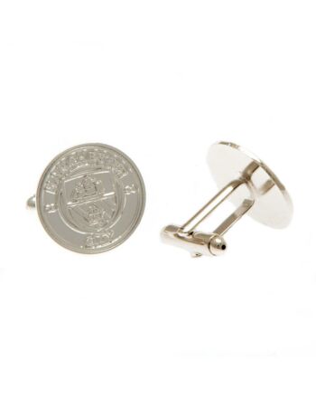 Manchester City FC Silver Plated Formed Cufflinks-122740