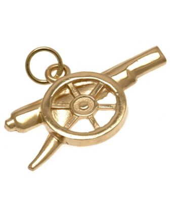 Arsenal FC 9ct Gold Pendant Cannon-126564