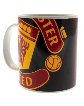 Manchester United FC Halftone Mug-140978