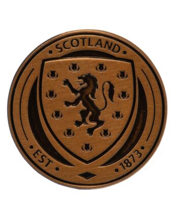 Scottish FA Antique Gold Crest Badge-147528