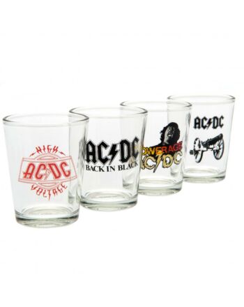 AC/DC 4pk Shot Glass Set-150800