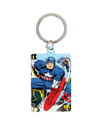 Marvel Comics Metal Keyring Captain America-160402