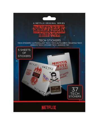 Stranger Things Tech Stickers-160627