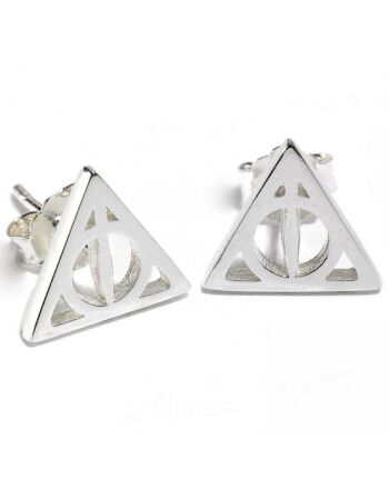 Harry Potter Sterling Silver Earrings Deathly Hallows-167311