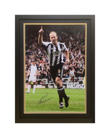 Newcastle United FC Shearer Signed Framed Print-173288