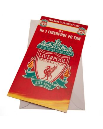 Liverpool FC Birthday Card No 1 Fan-17576