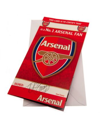 Arsenal FC Birthday Card No 1 Fan-17577