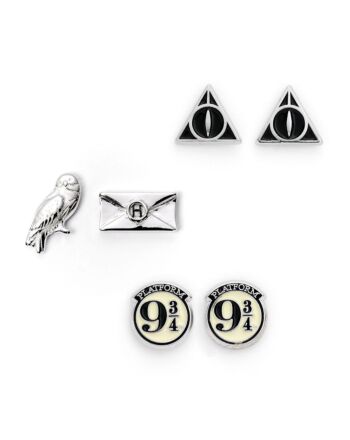 Harry Potter Silver Plated Earring Set CL-179723