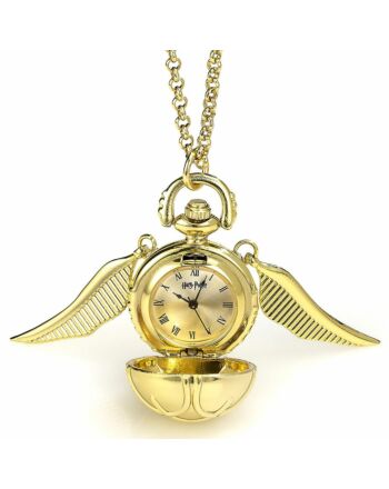 Harry Potter Gold Plated Golden Snitch Watch Necklace-184017