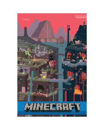 Minecraft Poster World 85-184545