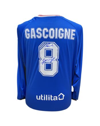 Rangers FC Gascoigne Signed Shirt-187529