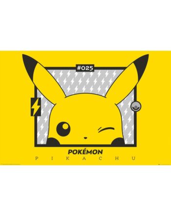 Pokemon Poster Pikachu Wink 143-187875