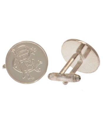 Rangers FC Silver Plated Formed Cufflinks-192645