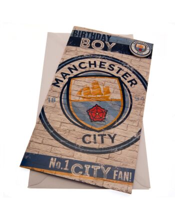 Manchester City FC Boy Birthday Card-192925