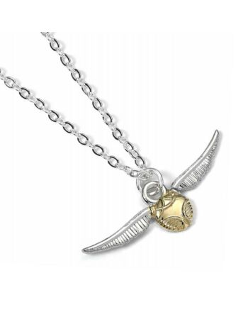 Harry Potter Silver Plated Necklace Golden Snitch-194758