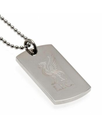 Liverpool FC Engraved Dog Tag & Chain LB-29411