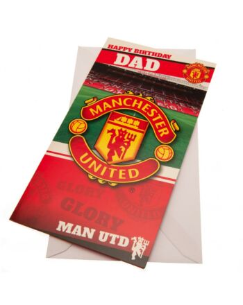 Manchester United FC Birthday Card Dad-36322