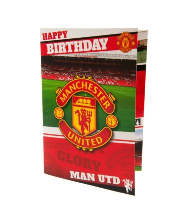 Manchester United FC Musical Birthday Card-5169