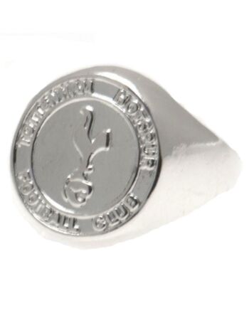 Tottenham Hotspur FC Silver Plated Crest Ring Large-5978