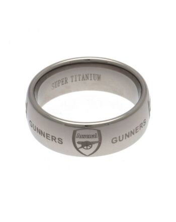 Arsenal FC Super Titanium Ring Large-66106
