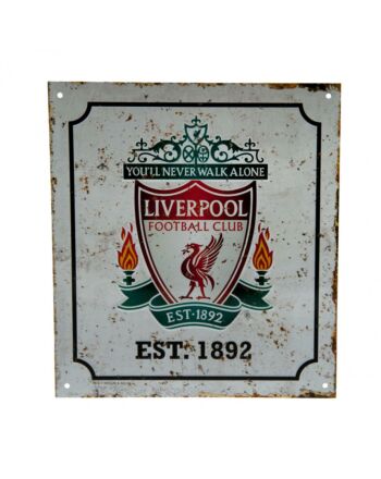 Liverpool FC Retro Logo Sign-84378