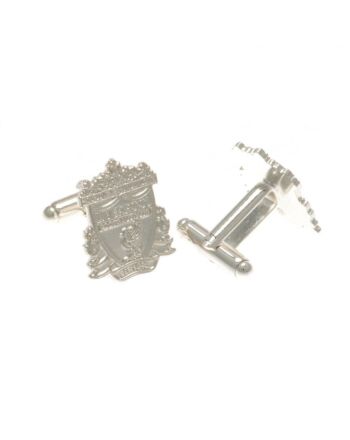 Liverpool FC Silver Plated Formed Crest Cufflinks-88360