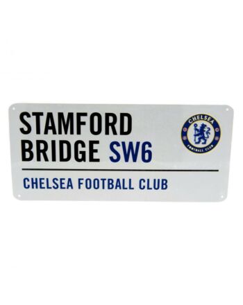 Chelsea FC White Street Sign-917