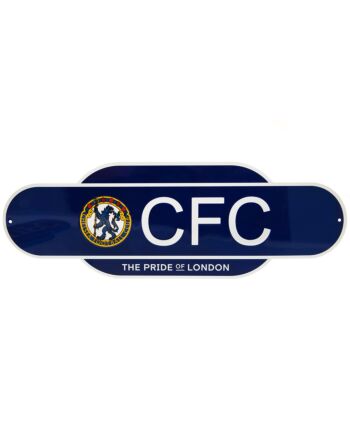 Chelsea FC Colour Retro Sign-TM-00396