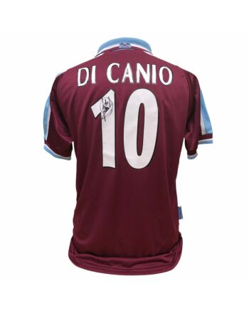 West Ham United FC Di Canio Signed Shirt-TM-00456