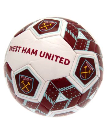 West Ham United FC Hex Size 3 Football-TM-00570